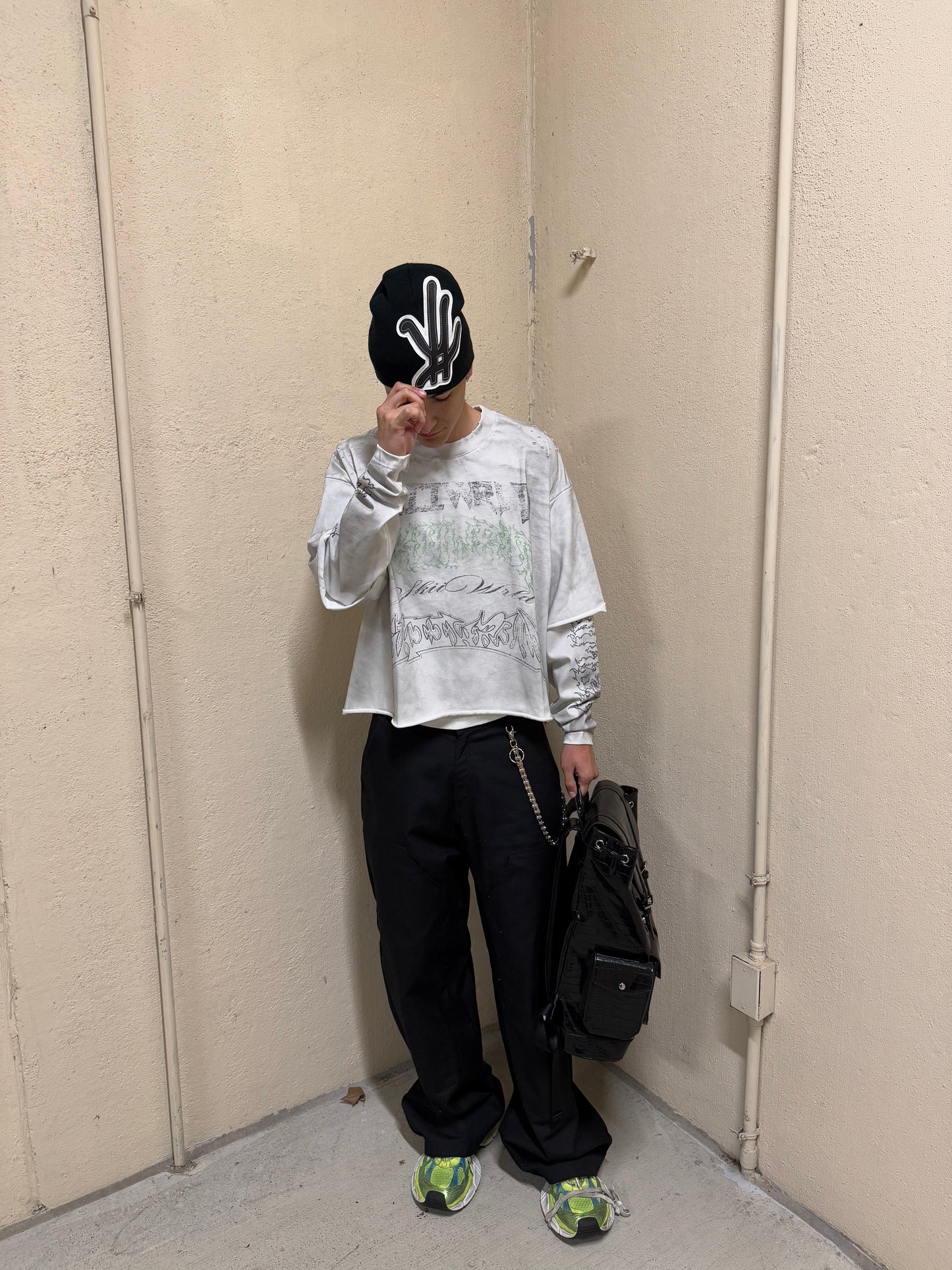 Skiiwrld Double Layer (White And Green)