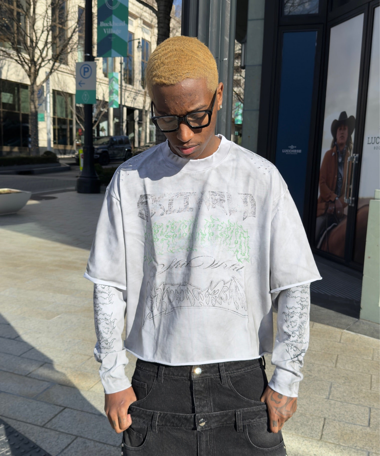 Skiiwrld Double Layer (White And Green)