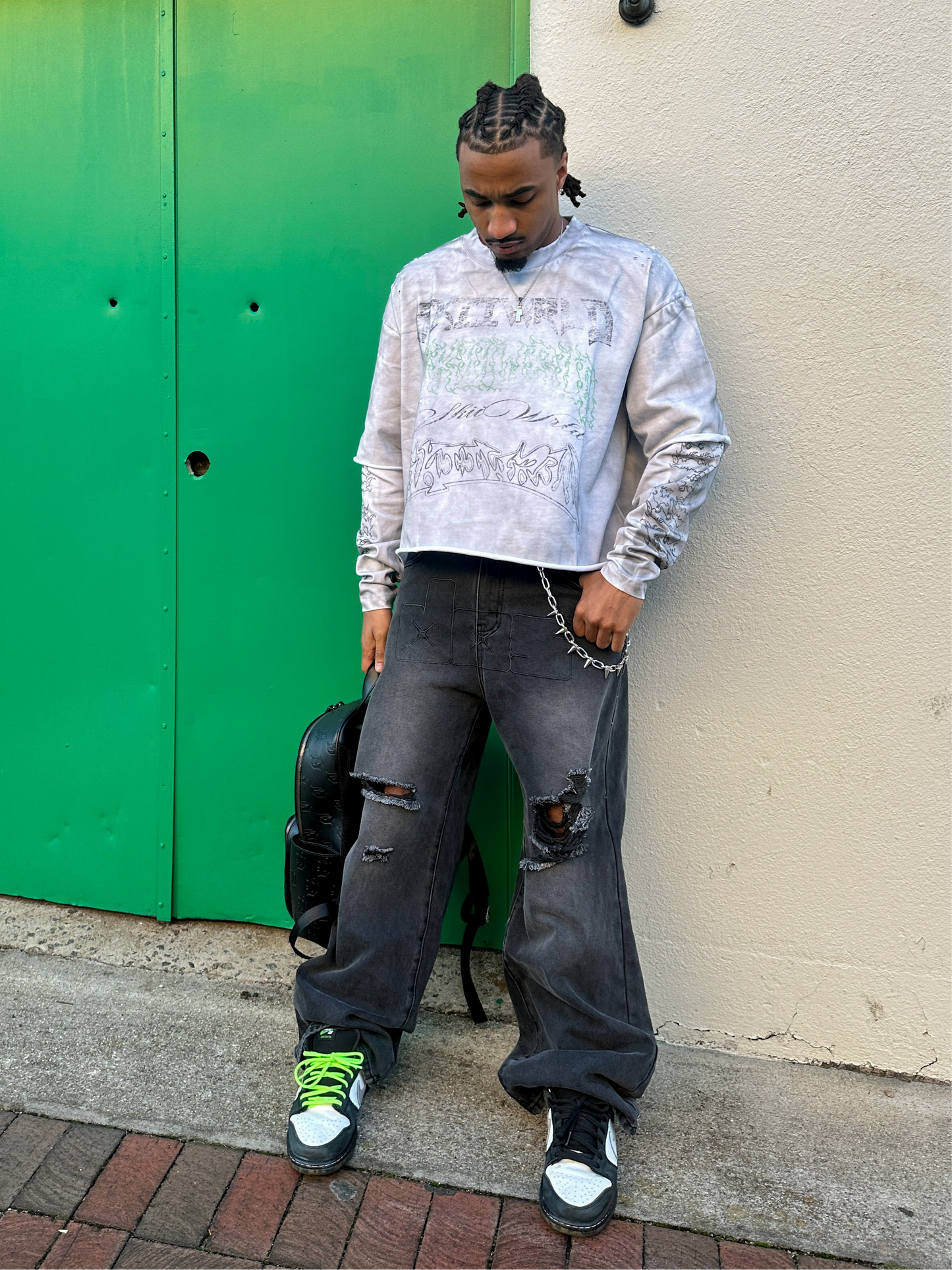 Skiiwrld Double Layer (White And Green)