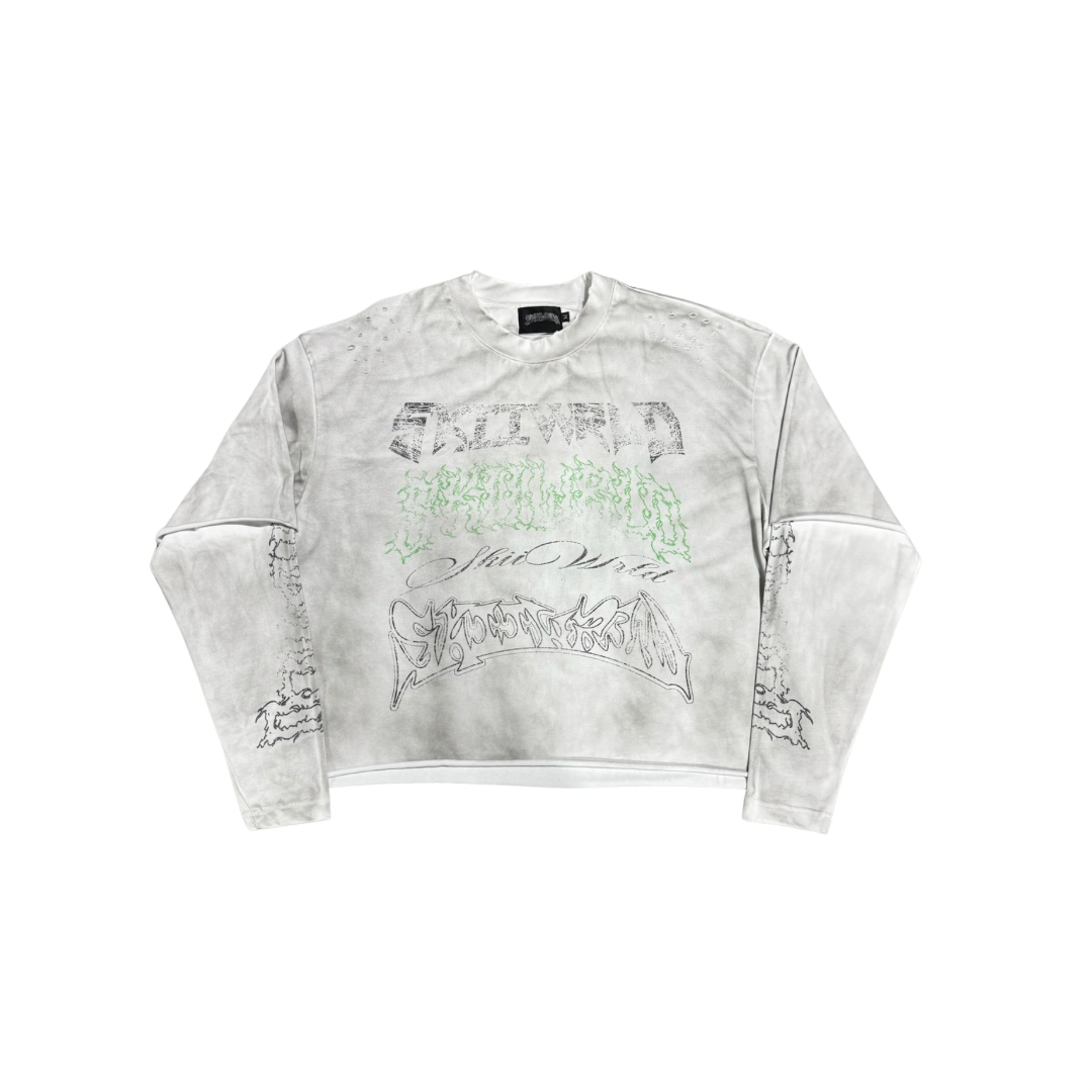 Skiiwrld Double Layer (White And Green)
