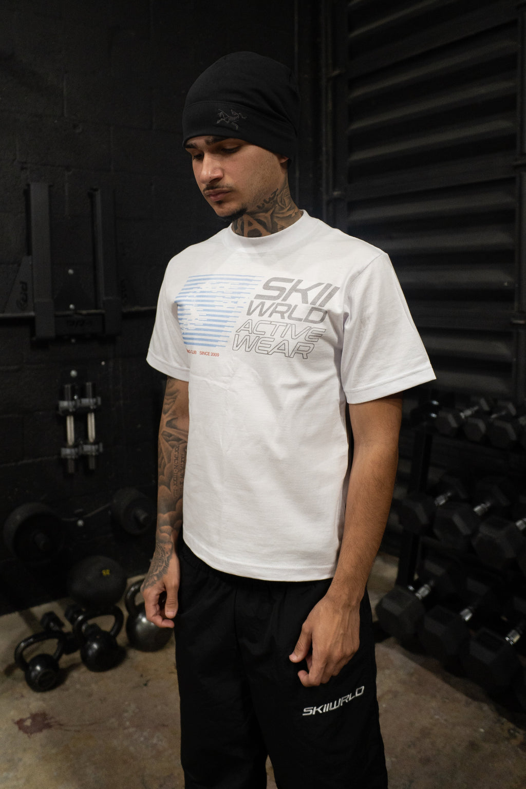 Skiiwrld Running Club Tee (White)