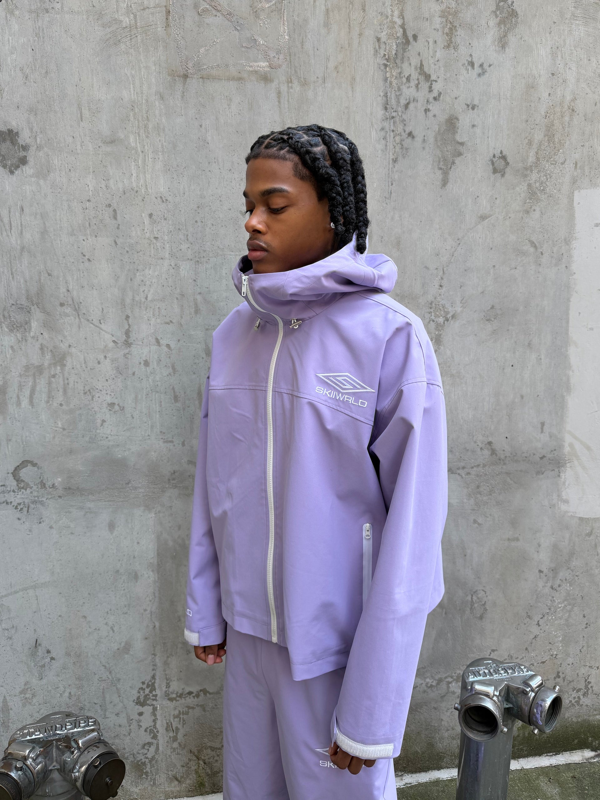 Skiiwrld Rain Jacket (Lavender)