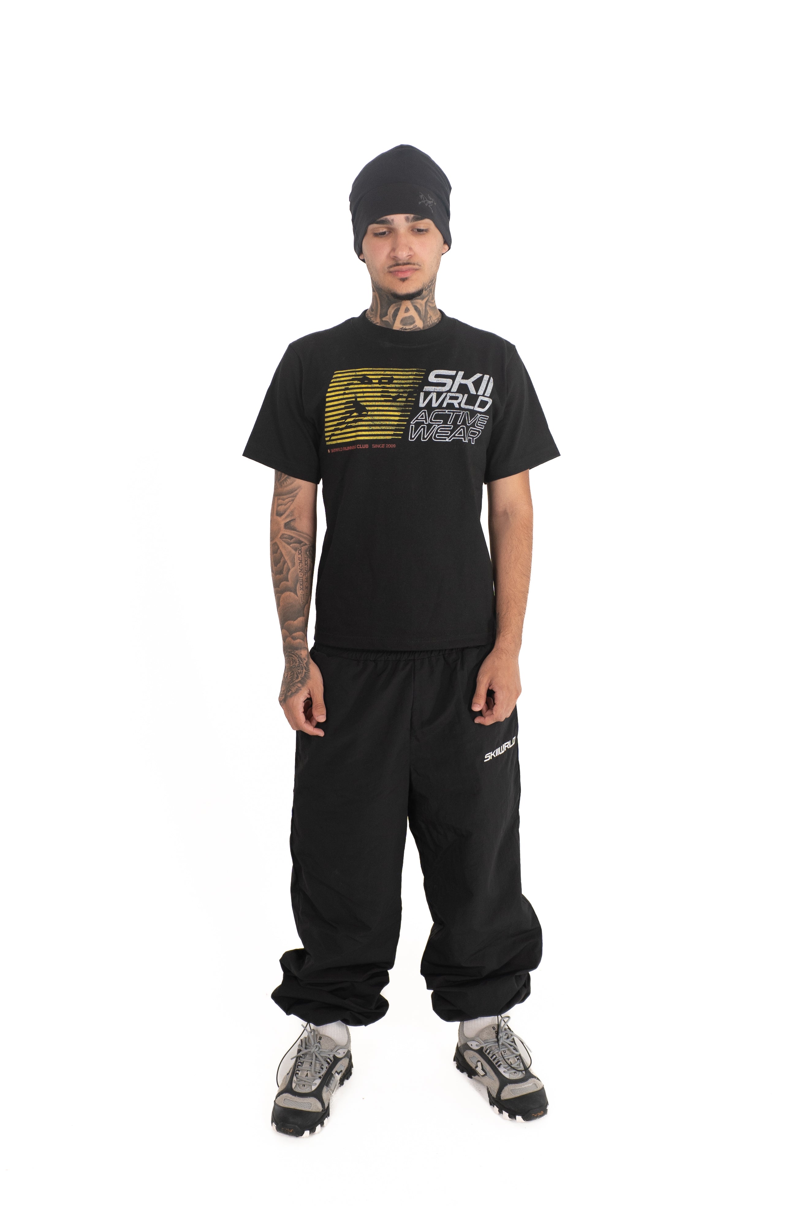 Skiiwrld Running Club Tee (Black)