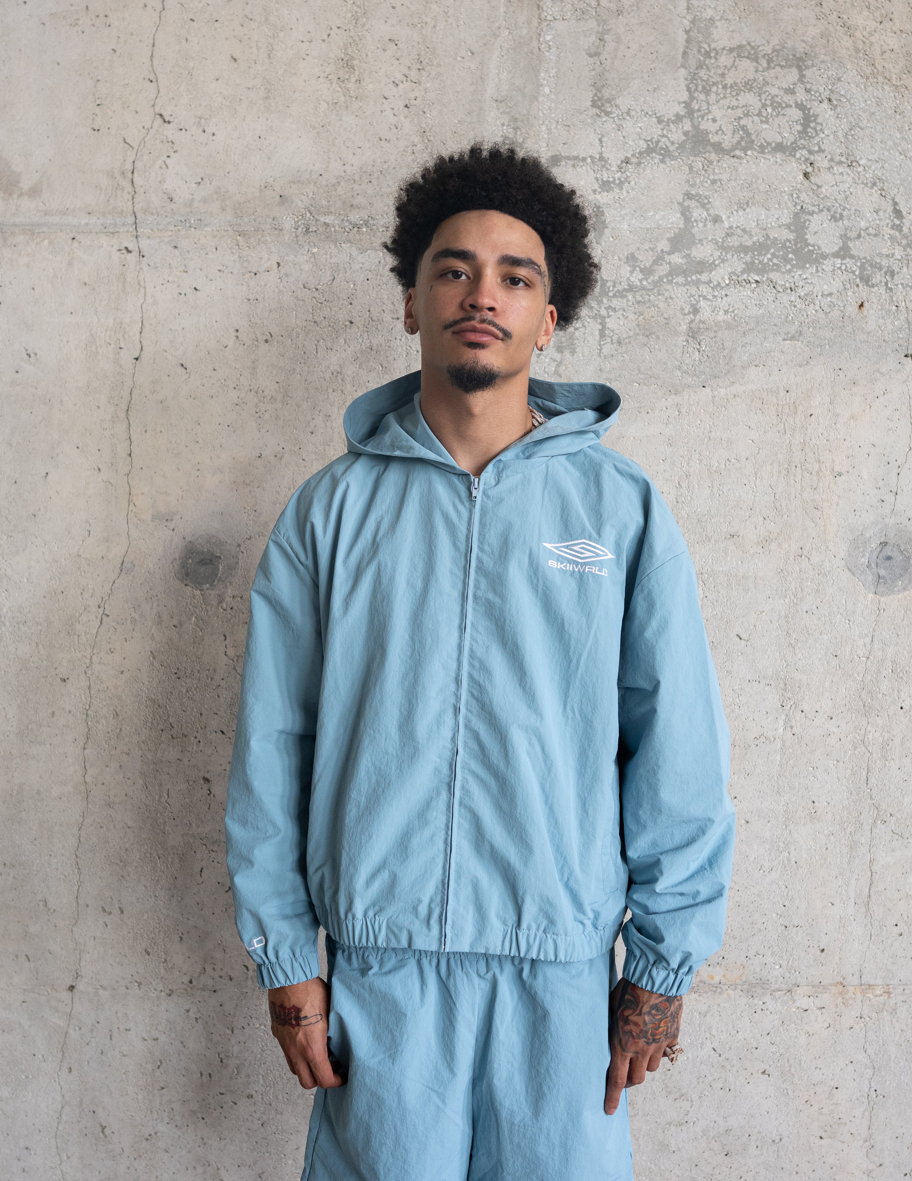Skiiwrld Wind Breaker (Baby Blue)