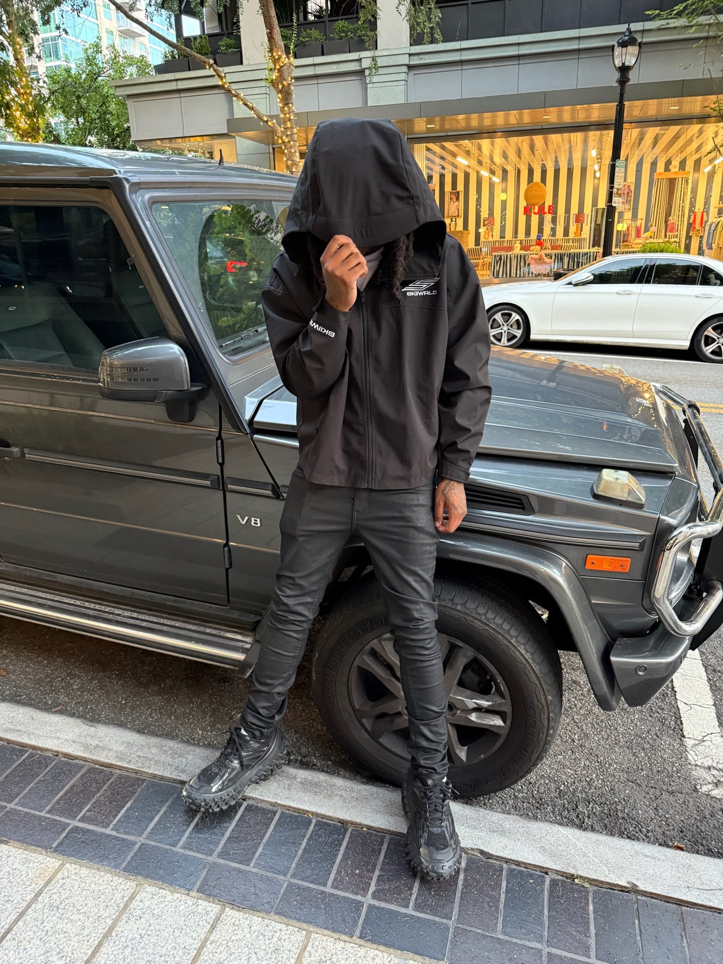 Skiiwrld Rain Jacket (Black)
