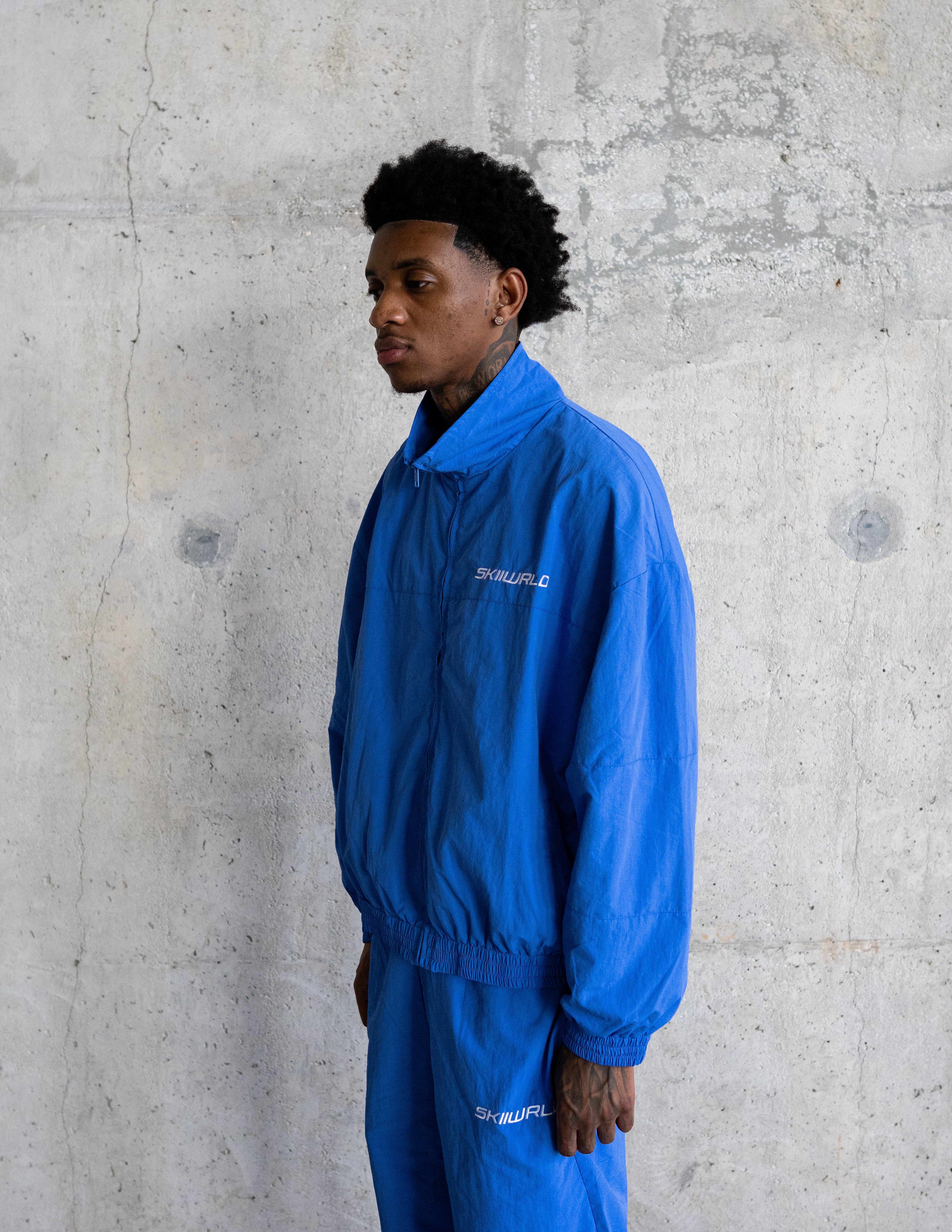 Essential Track Jacket (Blue)