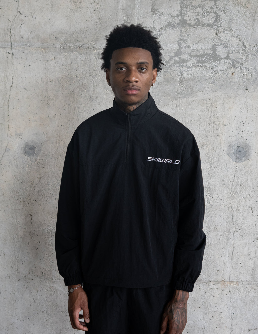 Skiiwrld Quarter Zip (Black)