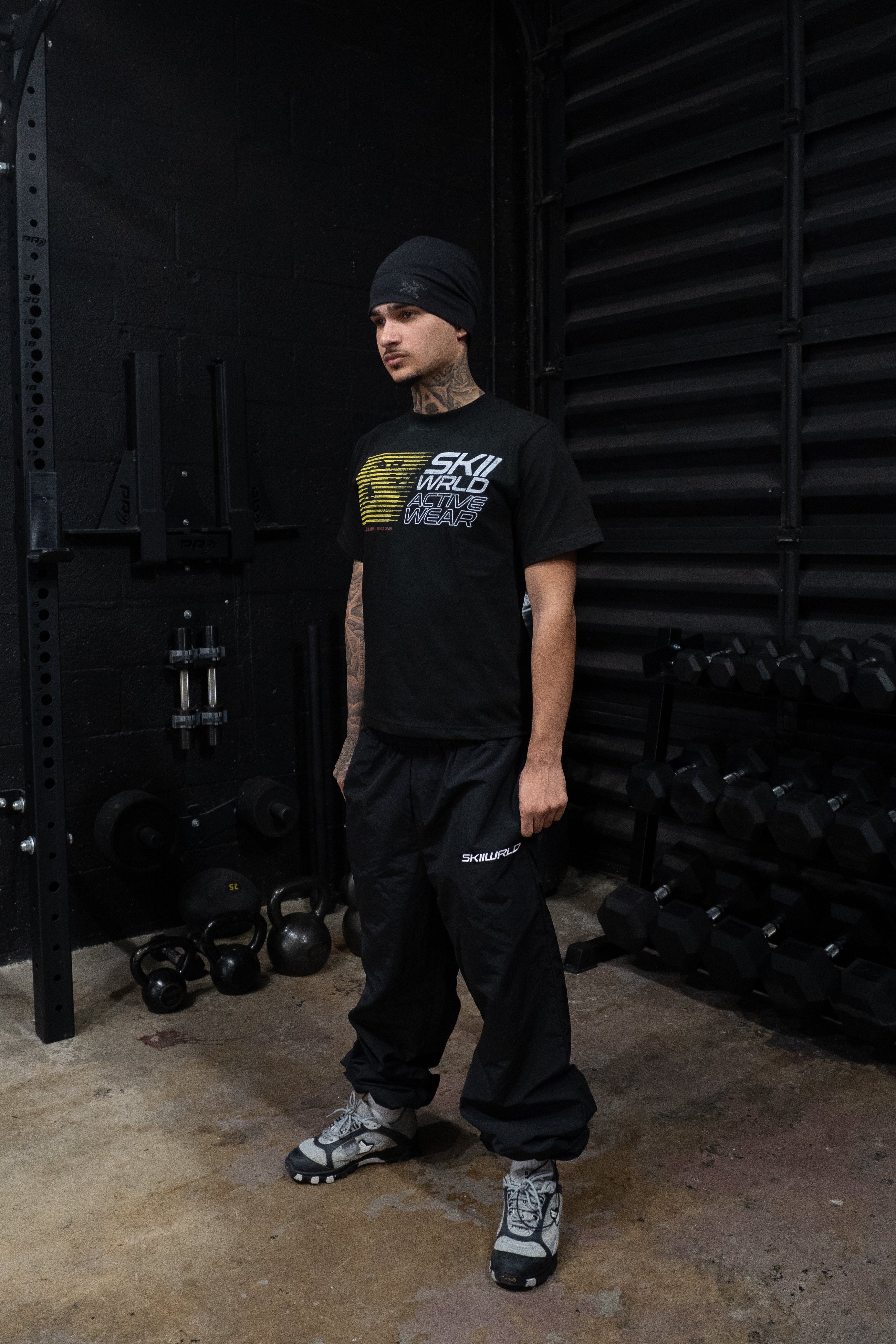 Skiiwrld Running Club Tee (Black)