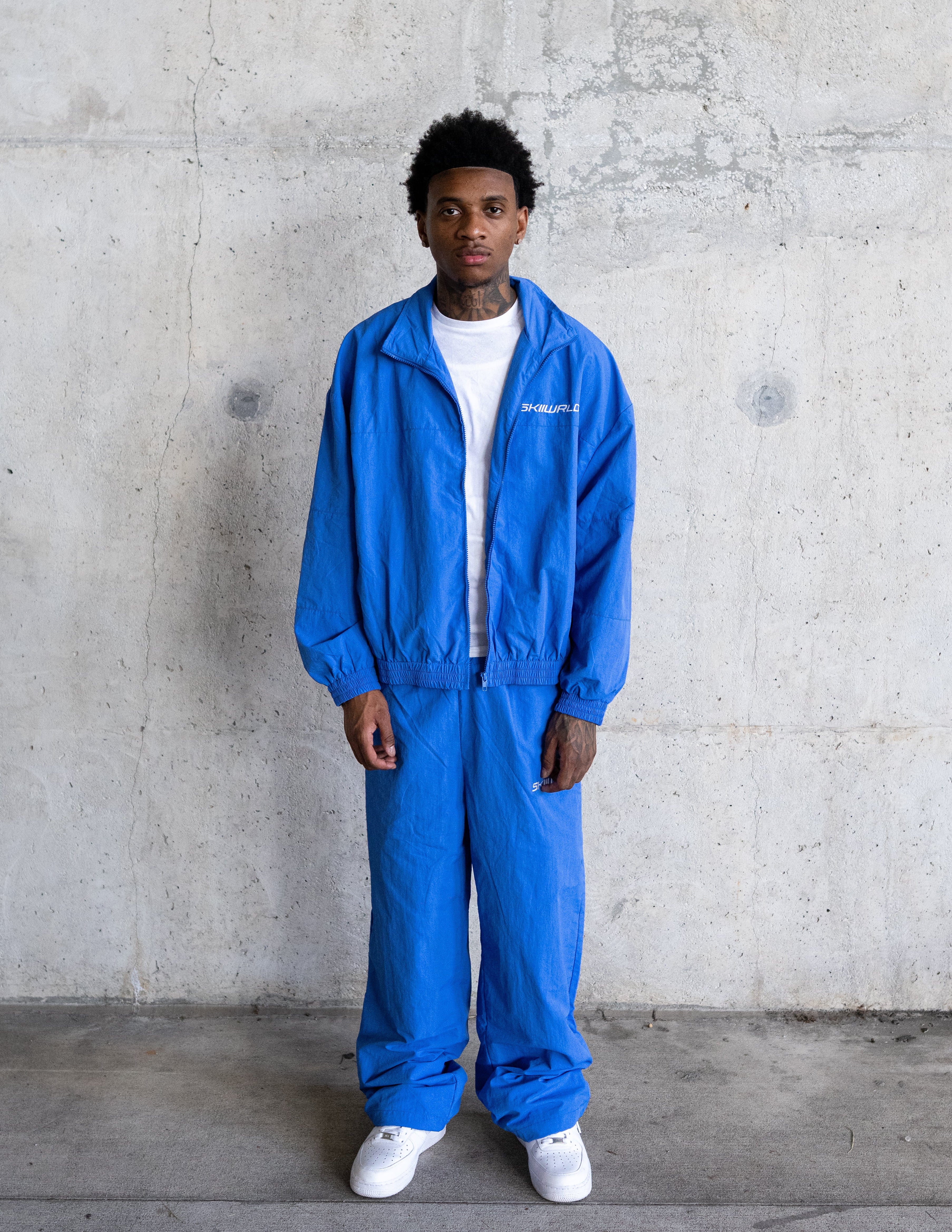 Essential Track Jacket (Blue)
