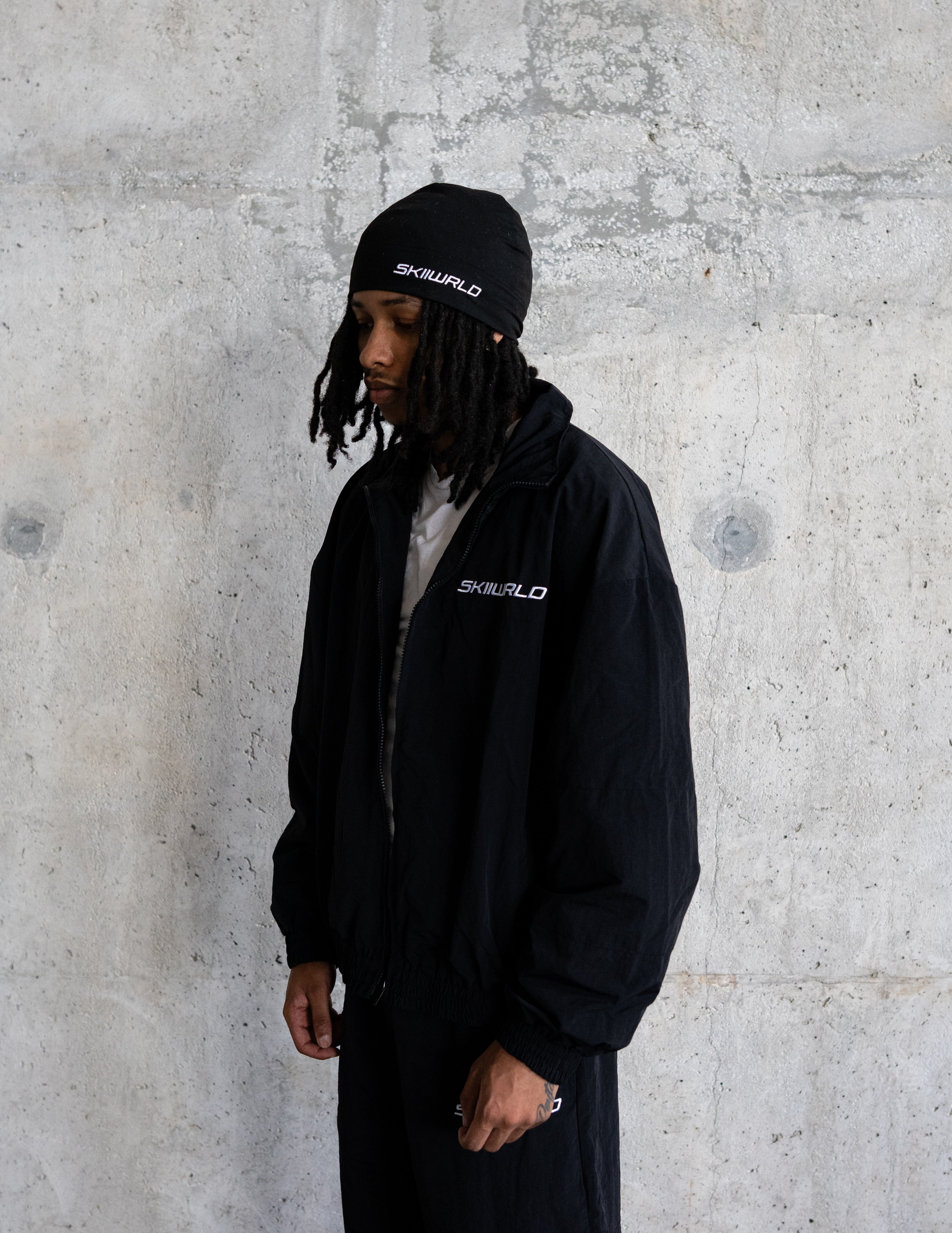 Essential Track Jacket (Black)