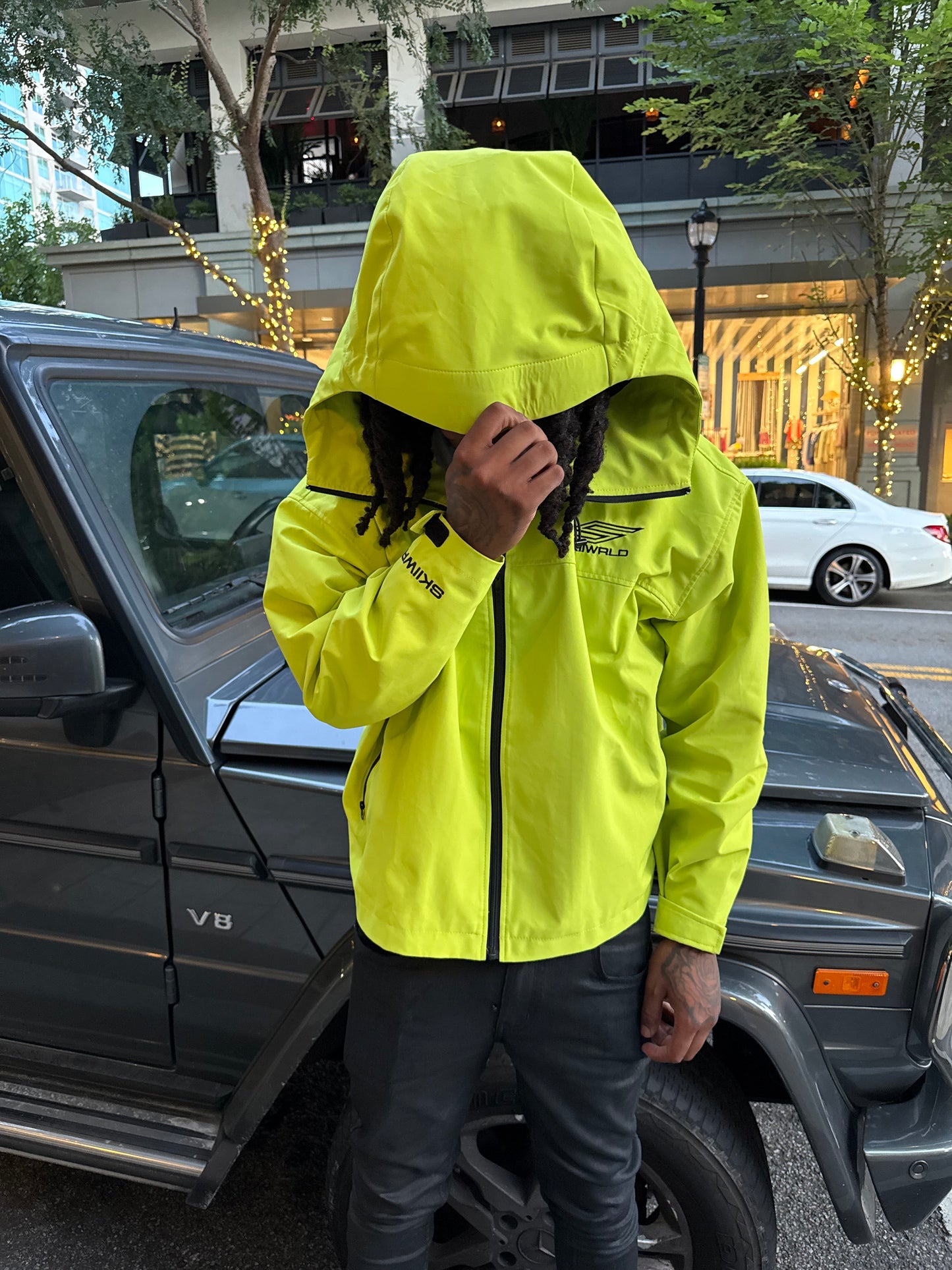 Skiiwrld Rain Jacket (Green)