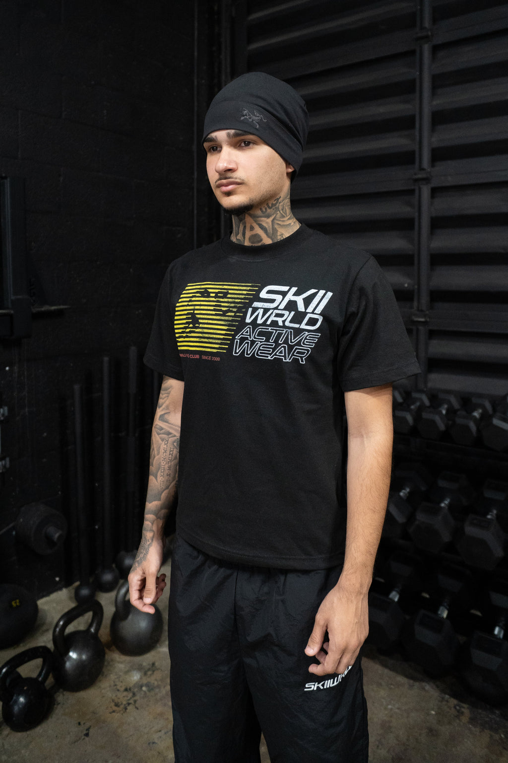 Skiiwrld Running Club Tee (Black)